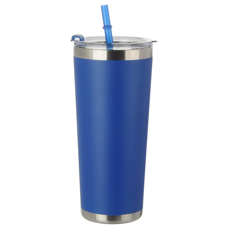 20 oz. Stainless Tumbler With Straw